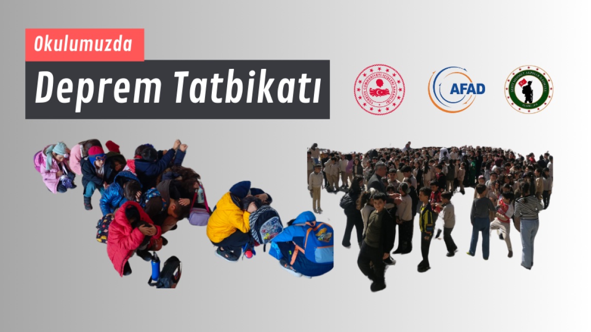 Okulumuzda Deprem Tatbikatı